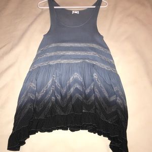 Voile and Lace Trapeze Slip Ombre Ombré Custom Dye